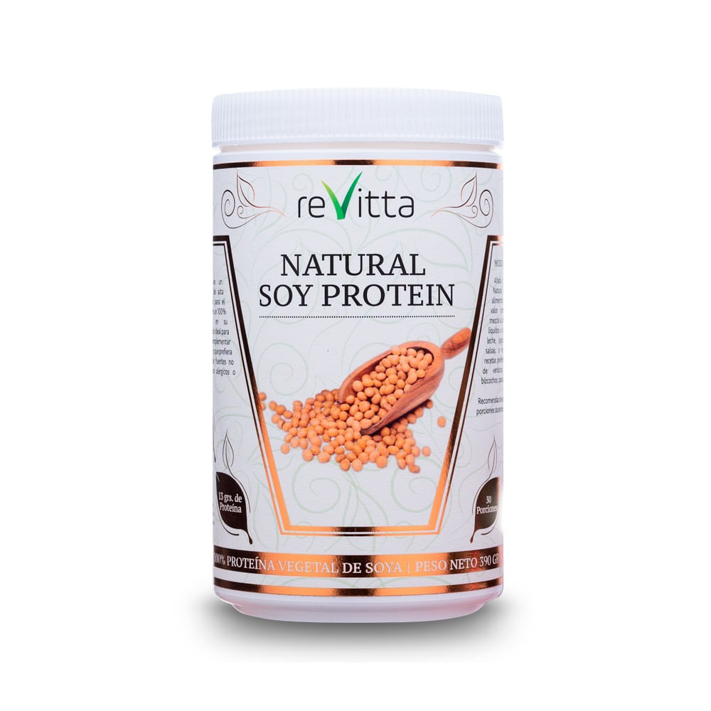 Proteínas veganas de Soya Natural Soy Protein 390gr - Revitta