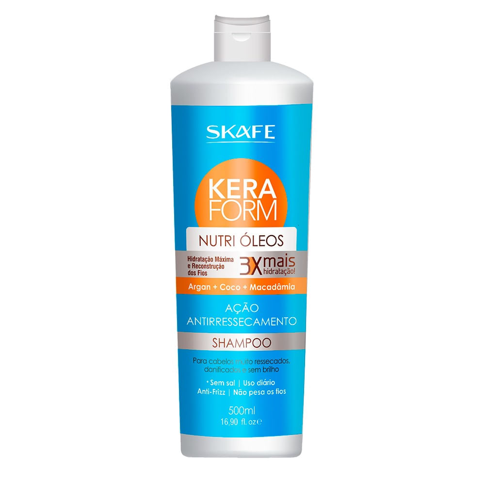 Shampoo nutrioleos keraform 500ml - Skafe