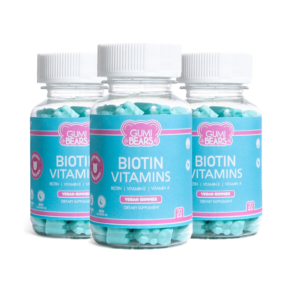 Kit Funsize Vitaminas Biotin tratamiento 1Mes - GumiBears