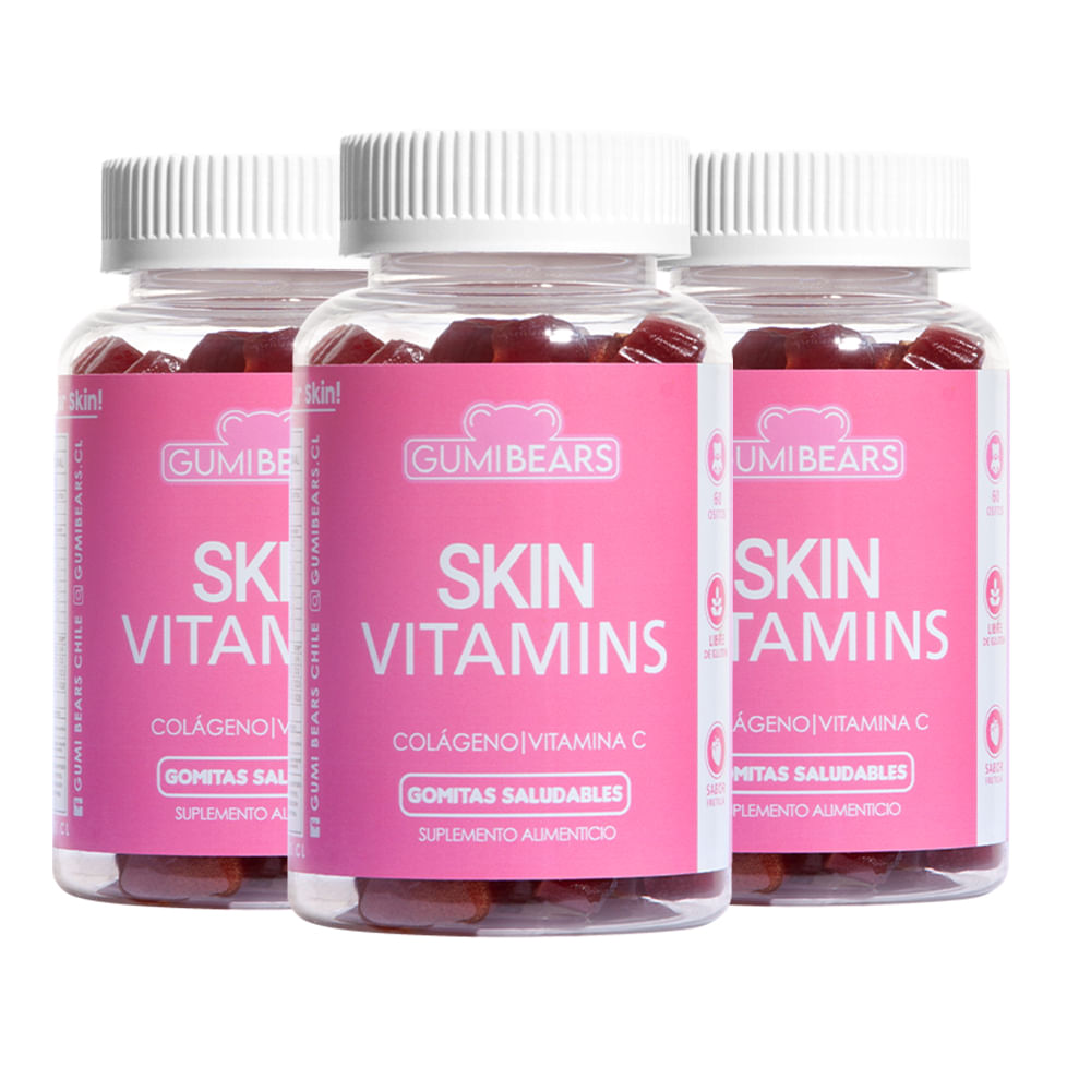 Vitaminas Skin Colágeno 3Meses - GumiBears