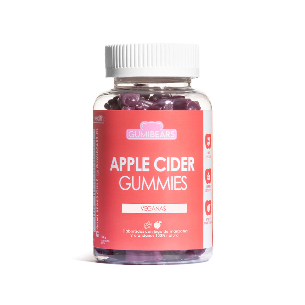 Vitamina Apple Cider salud intestinal 1mes - GumiBears
