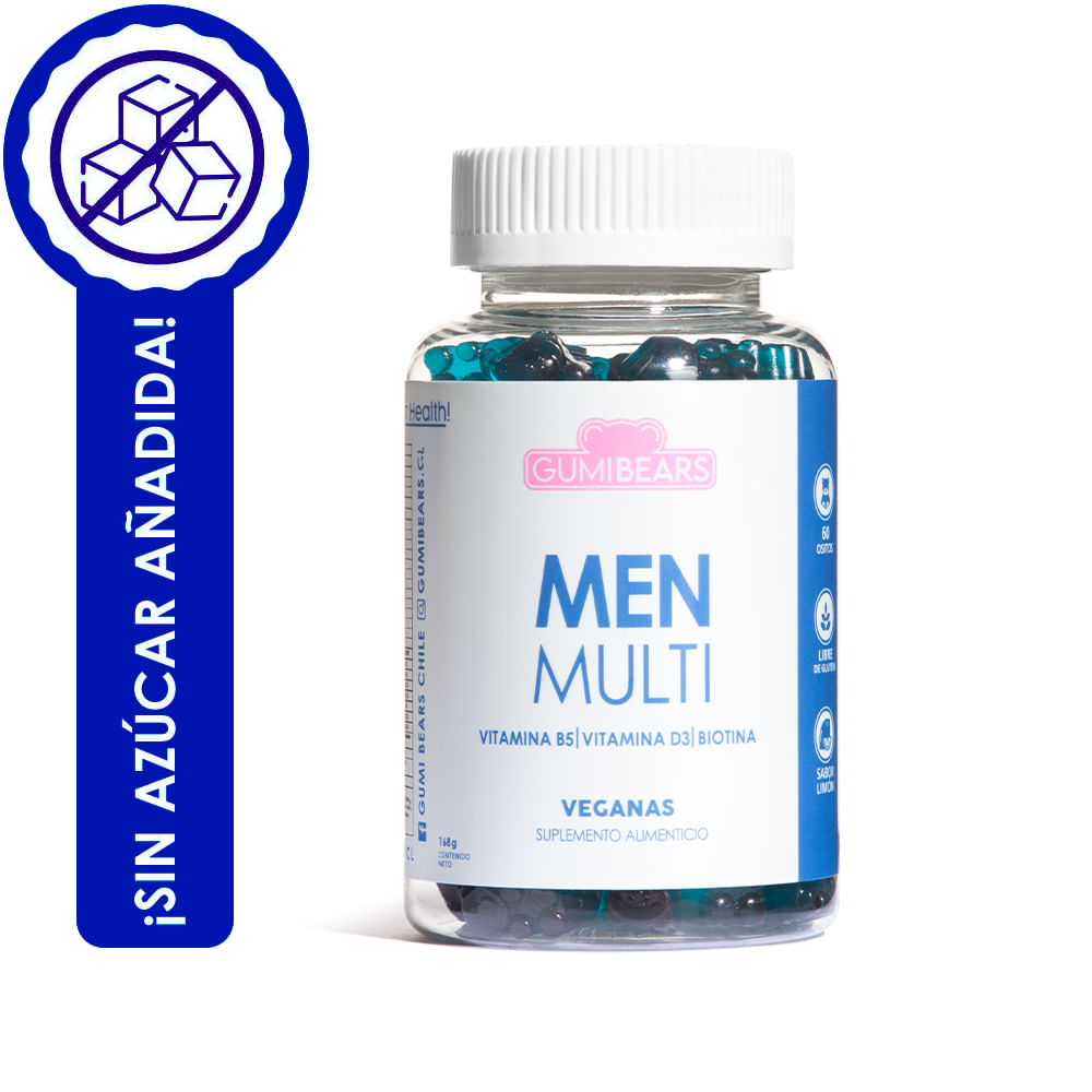 Vitamina Men Multi Biotina 1mes - GumiBears